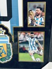 Lionel Messi Autographed Argentina Jersey Framed With Coa