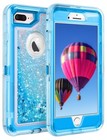 For Iphone 8   8 Plus Case Glitter Liquid Quicksand Military Shockproof Cover