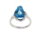 19thc Antique 5  ct Blue Zircon ring  Ancient Greek Apollo Loved Hyacinth Myth