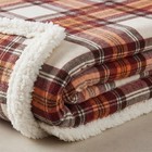 Sherpa Throw Blanket Couch 50x60     Ultra Soft Reversible Fleece   Plush Sherpa