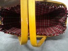 1994 Longaberger Two Handled Large Basket-11  Tall With Liner  Liner Has Stain