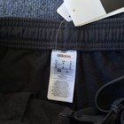 Adidas Pants Mens Medium Black White 3-stripes Linear Fleece Joggers Gt9435