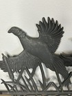 Cast Aluminum Large Pheasant Welcome Sign Hunting Cabin Decor 