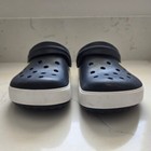 Crocs Unisex Crocband Navy Blue yellow Clog Men s 7 women s 9 Beach Gardening