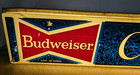 Rare Vintage Budweiser Beer Bowtie  cold Beer To Go  Lighted Sign 48  Anheuser