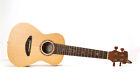 Solid Spruce Acoustic Concert 23 Inch Ukulele Hawaiian Guitar W  Tuner