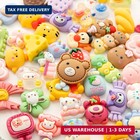 Slime Charms Cartoons Charms Cute Set - Mixed Lot Assorted Kawaii Charms Resin F