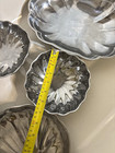 Vintage Metal Jello Molds Set Of 5 Silver Swirl Fluted Reusable 9 In