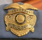 Vintage Obsolete 1940s 50s  Alabama Highway Patrol Dps Sergeant Visor Cap