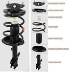 Set 4  Front rear Complete Shock Struts Assembly For 2007-2011 Toyota Camry