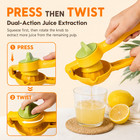 Manual Lemon Lime Citrus Juicer Squeezer Press Twist Reamer Bpa Free