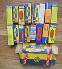 Vintage Lot  14 Used Old Vacuum Electron Tube Boxes  Telefunken  Valvo  Tungsram