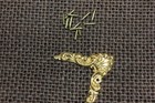 4 Old Pressed Brass Corners Picture Frame Clock 1 1 4    Appliques Adornments