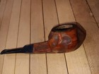 Vintage Yello Bole Imperial Briar Imported Estate Tobacco Pipe     Rustic Carved F