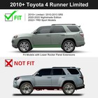 For 10-24 Toyota 4runner Limited 5 5  Aluminum ss Metal Strip Running Board Gift
