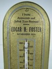Painting   Paper Hanging E Foster Phila Pa Old Ad Thermometer Sign Est 1886