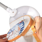 48 In  White Dimmable Led Floor Lamp With Magnifier