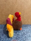 Gund Holiday Gobbles Thanksgiving Turkey Plush 88351 No Sound Small Without Tags
