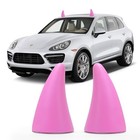  Car 3d Devil Horns Sticker  easy To Find Car In The Parking Lot  Fashion Pink