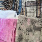 Vintage   Current Cotton Fabric Lot Yards Of Fabric 7 Lbs Solids   Prints