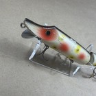 Vintage Heddon  Jointed Vamp Wood Fishing Lure Strawberry