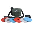 Disc Golf Starter Kit - Putter  Mid-range  Driver  Mini   9x5x9   Green 