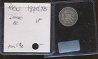 Peru - 1864 Yb - Silver -  1 Dinero -vf -   0563