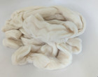 8 Oz Fine Iron Horse Farm Merino Wool Roving Top  Natural Cream Undyed