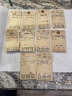 Lot Of 10 Vintage 1940s-50s New York Central Railroad Baggage Tags
