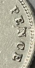 1842 Great Britain 4 Pence Km-731 Silver Doubling Error