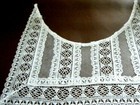 Antique Collar Combo Dainty Design Cluny Bobbin Lace   Valenciennes  Mesh Lace  