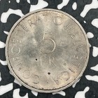 1963 Switzerland 5 Francs Lot f7041 Silver  High Grade  Beautiful  Km 51