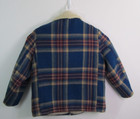 Vintage Sears Sportswear Coat With Sherpa Lining  Flannel Mens Size 46 Regular