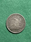 1868-s Seated Liberty Half Dollar   F-vf   Free Shipping 
