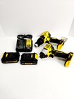 Dewalt 20v Max Cordless Compact Drill   Impact Driver Kit 2 Batteries Charger 
