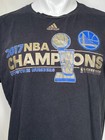 Golden State Warriors Adidas 2017 Nba Finals Champions Black T-shirt Men s Large