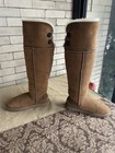 Rare Vintage    ugg    Women s Over The Knee Classic Chesnut Sz 9 Bailey Button 