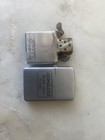 Vintage 1940s 3 Barrel Hinge Zippo Pat 2032695 Original Insert