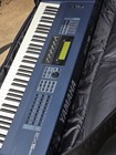 Yamaha Ex5 Keyboard Synthesizer Silver Tested Working Great 