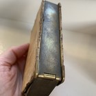 Antique Brass Baby Children   s Bank Small Box Faux Book Ny Steampunk Distressed