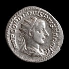 Gordian Iii Ar Antoninianus 241-243 Ad Rome Hercules Ancient Roman Silver Coin