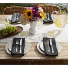 Oneida 45pc Brynn Flatware Set Silver  Stainless Steel Service For