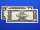Reproduction  2 1899 Silver Certificate Us Paper Money Currency Copy
