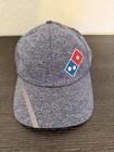 Domino s Unisex Blue Uniform Work Hat Lot  3  - 2 Baseball Caps   1 Visor