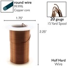 Wire 15 Yard Beadsmith Tarnish Resistant Antique Copper 1 2 Hard 20 Gauge Diy