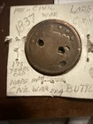 1837 Large Letters Cent  Made Into A Soldier   s Pre Civil War Era Button