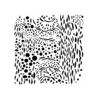 Really Great Stencils  Shifting Textures Stencil  6x6   Background  Fluid Lines