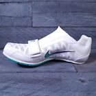Nike Zoom Lj Long Jump 4 Track Spikes Mens 14 White Hyper Jade Ombre Pink Blue