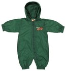 Nhl Hockey Baby Boys Infants Minnesota Wild Hooded Windbreaker Coverall  Green