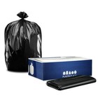 Plasticplace 64-65 Gallon Trash Bags  Black  1 5 Mil  25 Count